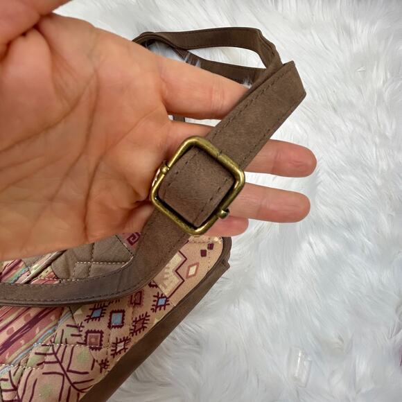 Vintage Donna Sharp Boho Quilted Patchwork Crossbody Bag Flap Closure - Picture 5 of 11